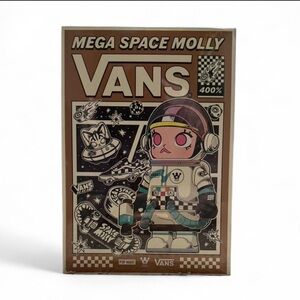 Authentic Pop Mart 400% Vans x Space Molly Mega Figure
